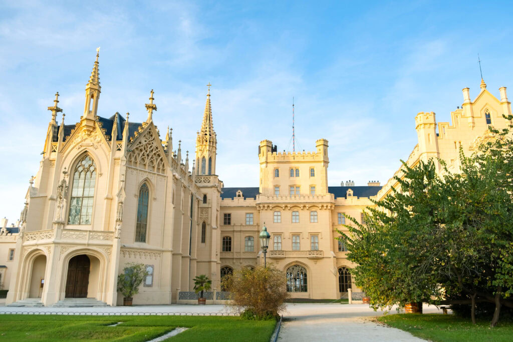 lednice castle chateau in moravia czech republic 2024 12 06 01 40 11 utc