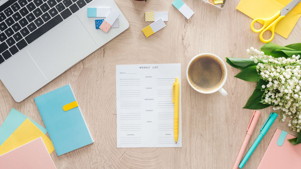top view of weekly list cup of coffee stationery 2024 11 18 21 24 34 utc edited