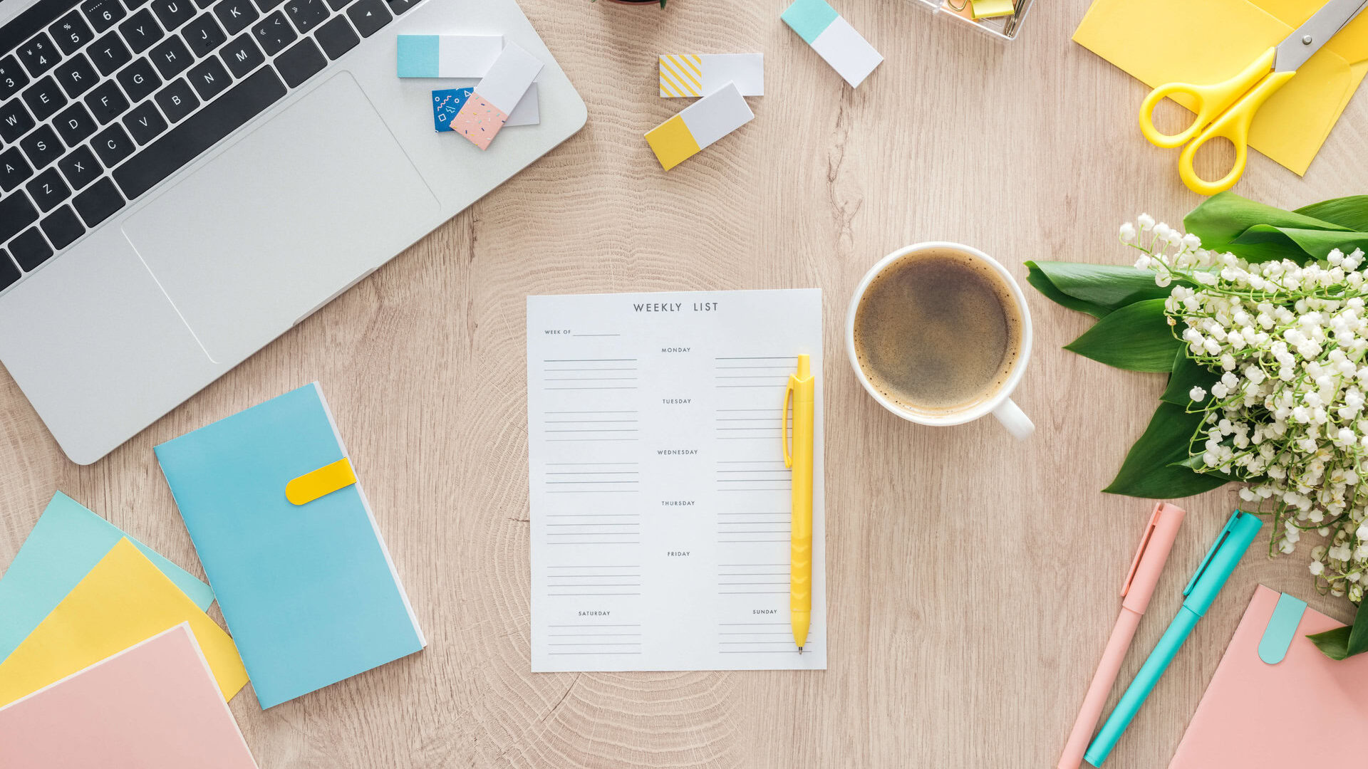 top view of weekly list cup of coffee stationery 2024 11 18 21 24 34 utc edited